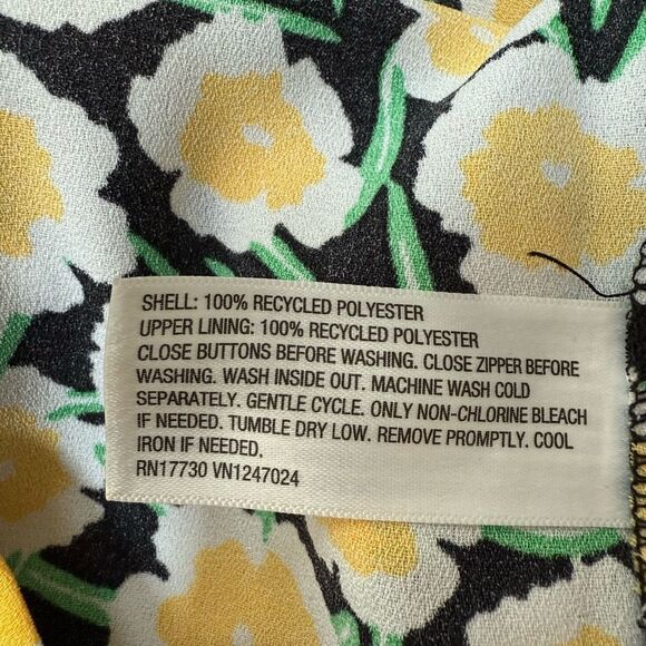 Diane von Furstenberg X Target Yellow Poppy Mini Dress Sun Size 17 - Picture 8 of 8